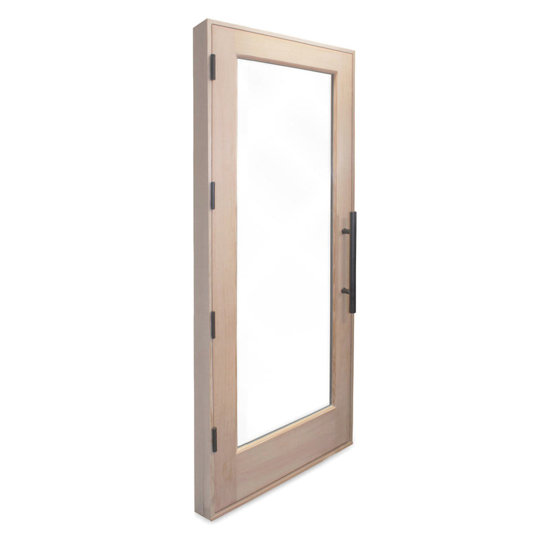 PROSAUNAS Prehung Solid Wood Sauna Door with Insulated Glass, Douglas Fir, 31.5" x 81.5"