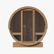 SaunaLife Model E7G Sauna Barrel Glass Front