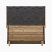 SaunaLife Model E7G Sauna Barrel Glass Front