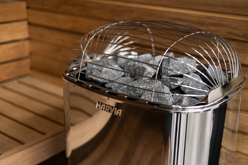 sauna heater with sauna stones