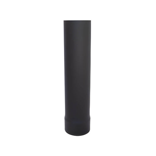 Black cylindrical object on a white background