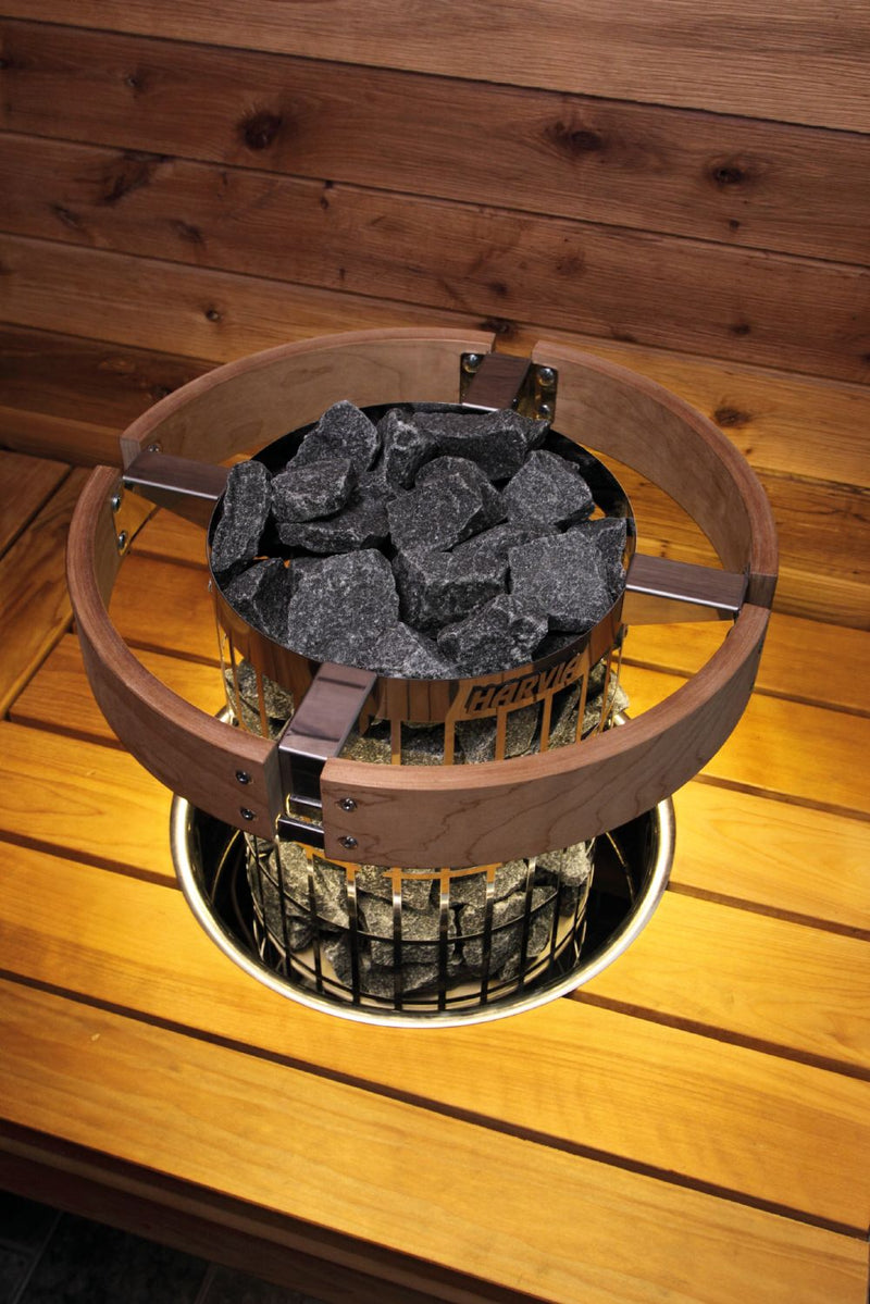 sauna heater with sauna stones