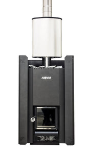 Harvia sauna heater on a white background