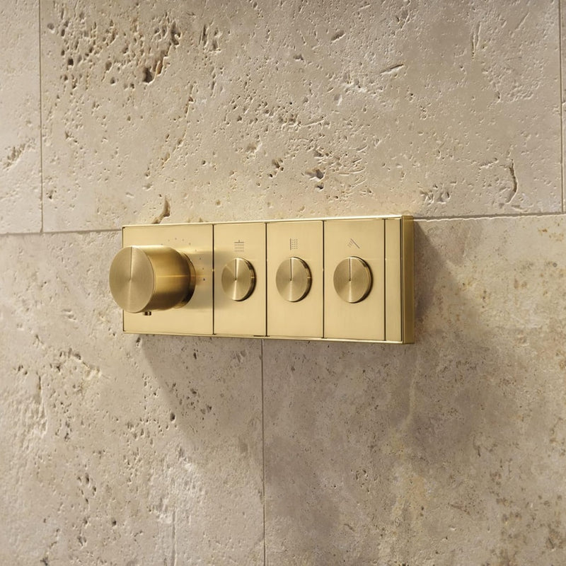 Kohler K-26347-9 Anthem Three-Outlet Recessed Mechanical Thermostatic Valve Control