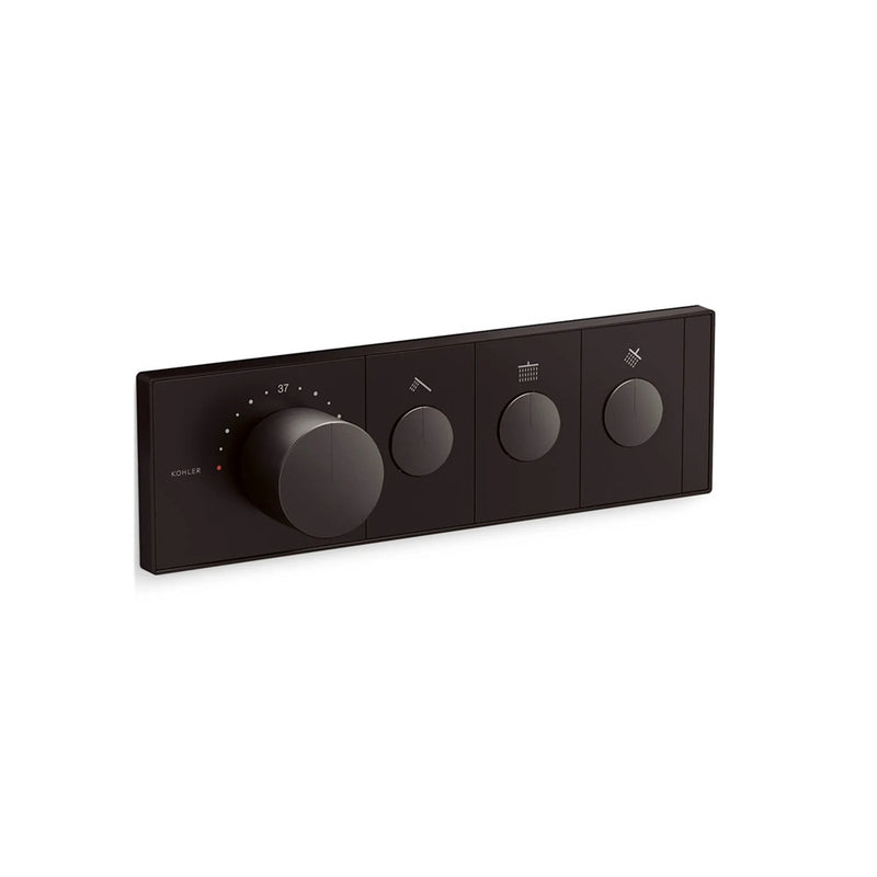Kohler K-26347-9 Anthem Three-Outlet Recessed Mechanical Thermostatic Valve Control