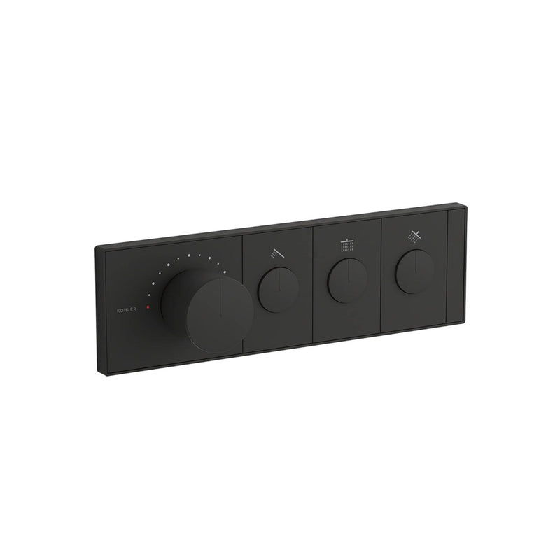 Kohler K-26347-9 Anthem Three-Outlet Recessed Mechanical Thermostatic Valve Control