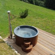 SaunaLife Model S4N Wood-Fired Hot Tub Natural