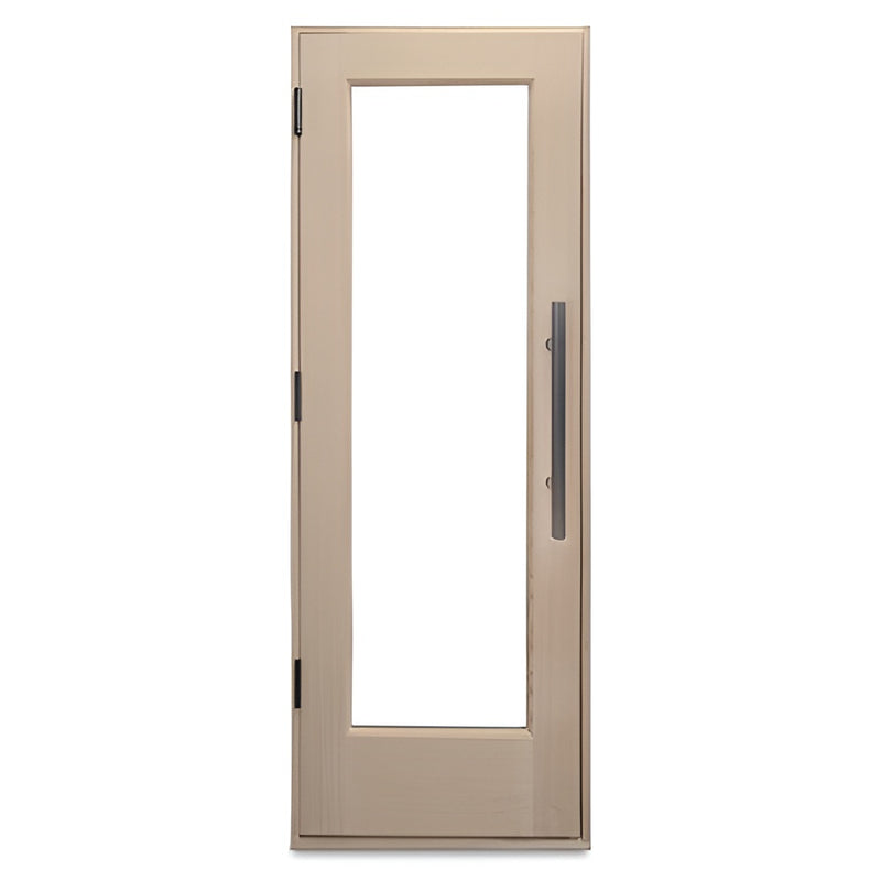 PROSAUNAS Solid Wood Sauna Door with Insulated Glass, 24" x 70"