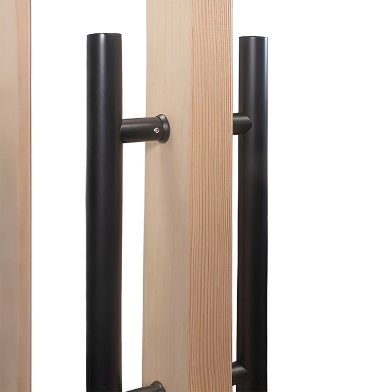 PROSAUNAS Solid Wood Sauna Door with Insulated Glass, 24" x 70"