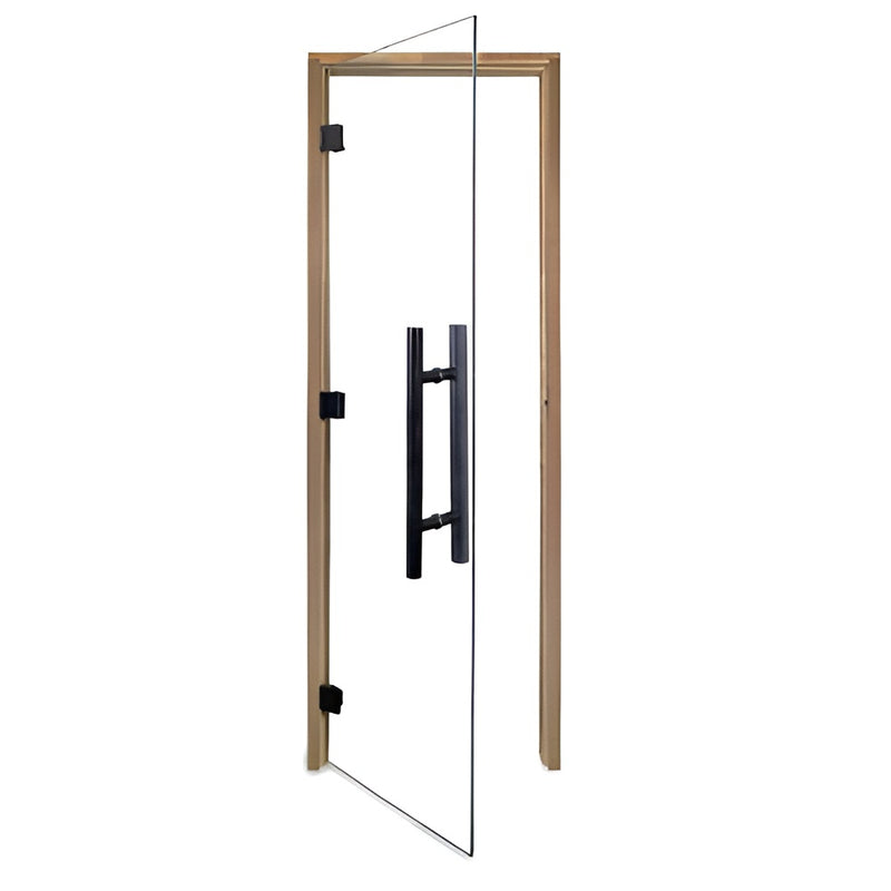 PROSAUNAS Clear Glass Sauna Door, Thermo-Aspen, 24x81