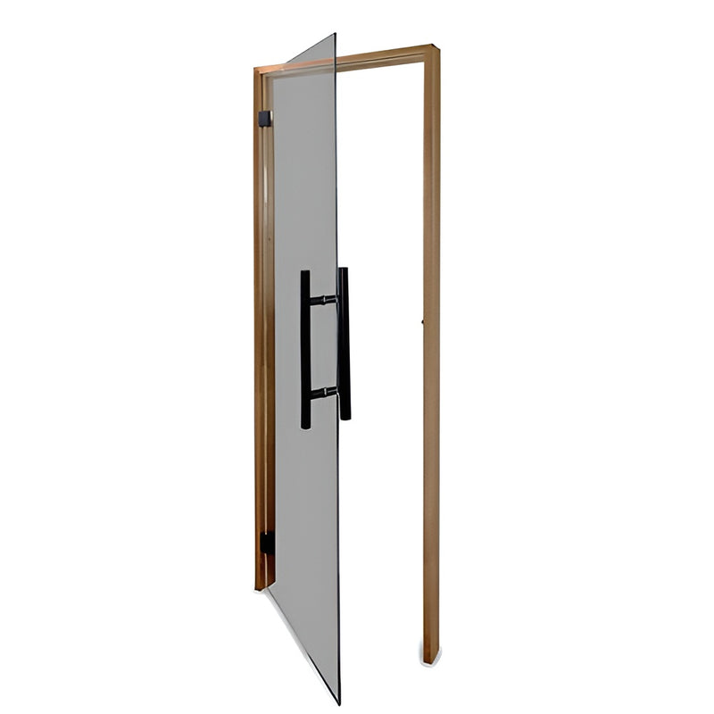 PROSAUNAS Tinted Glass Sauna Door, Thermo-Aspen, 24x81