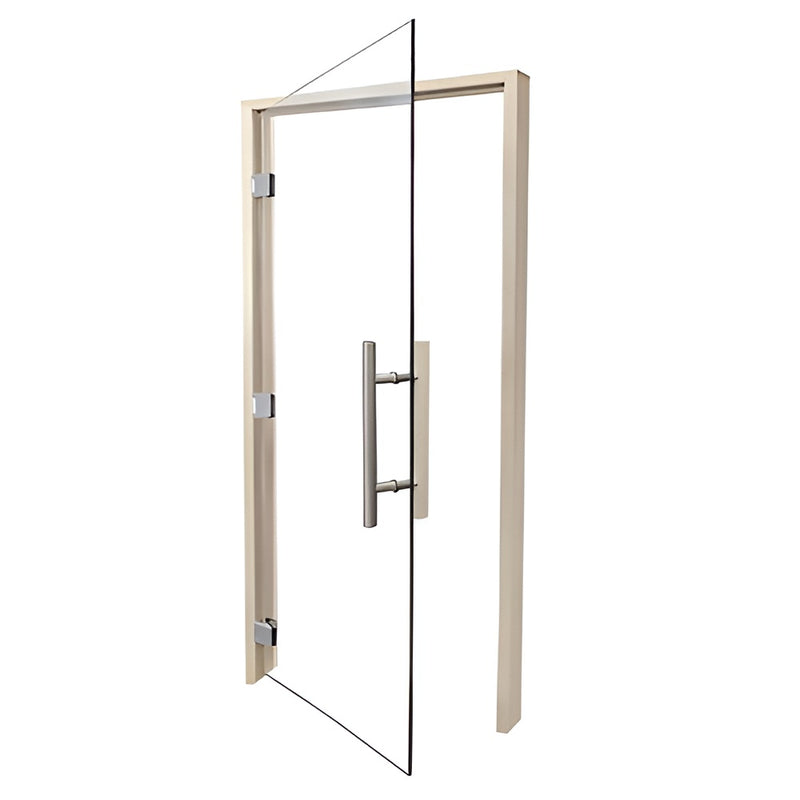 PROSAUNAS Clear ADA Glass Sauna Door, Aspen, 36x81
