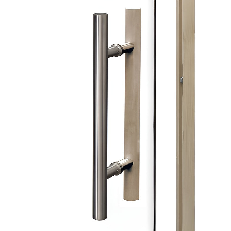 PROSAUNAS Clear Glass Sauna Door, Aspen, 24x81