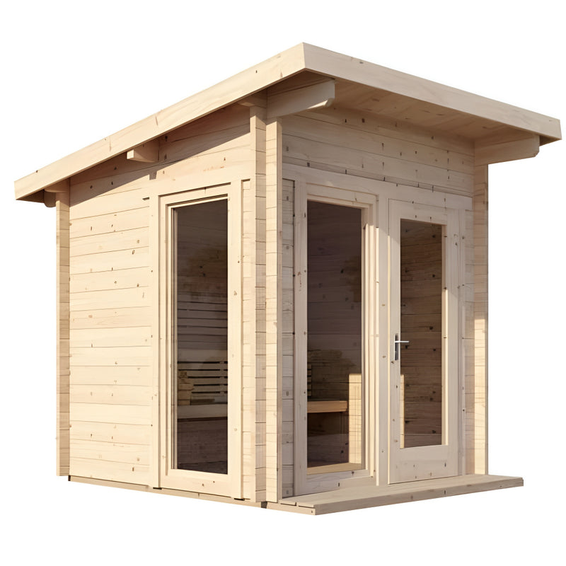SaunaLife Model G3 Outdoor Home Sauna Kit