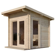 SaunaLife Model G3 Outdoor Home Sauna Kit