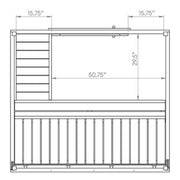 SaunaLife Model G2 Outdoor Home Sauna Kit