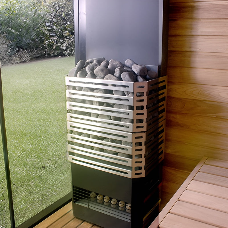Saunum Air 5 Sauna Heater, Stainless Steel