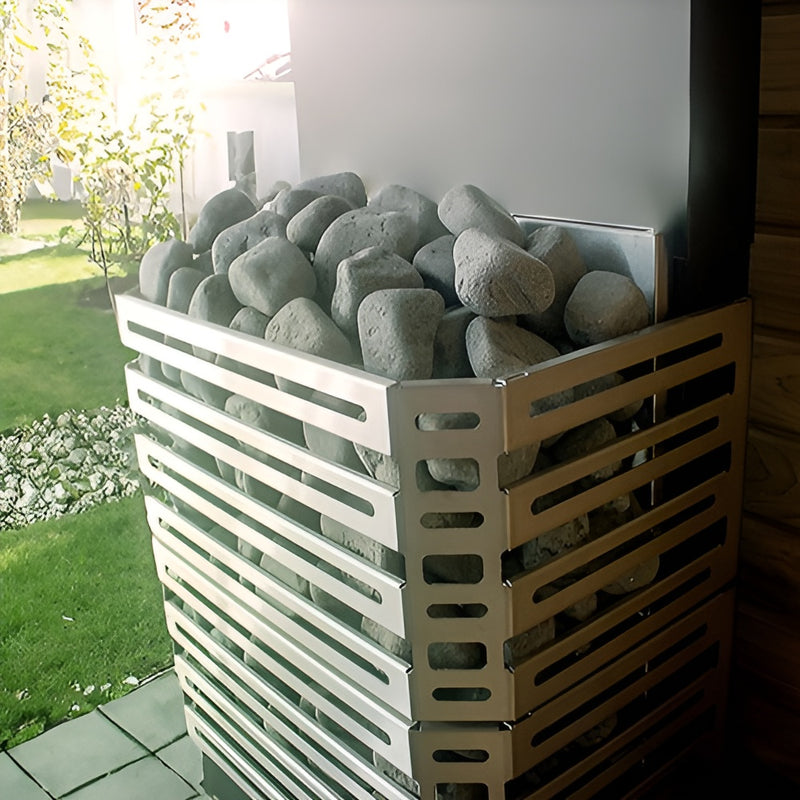 Saunum Air 5 Sauna Heater, Stainless Steel