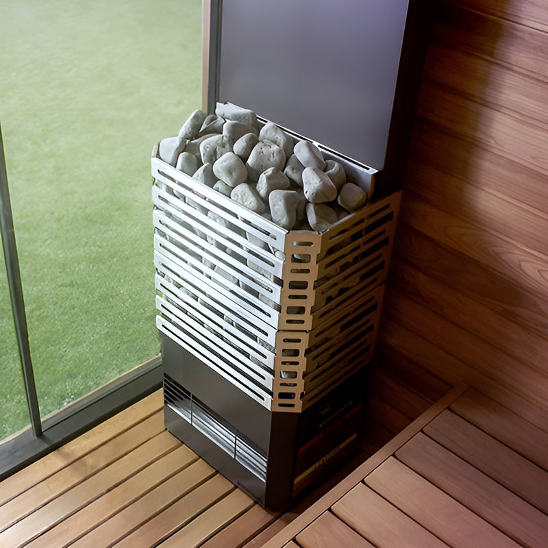 Saunum Air 5 Sauna Heater, Stainless Steel