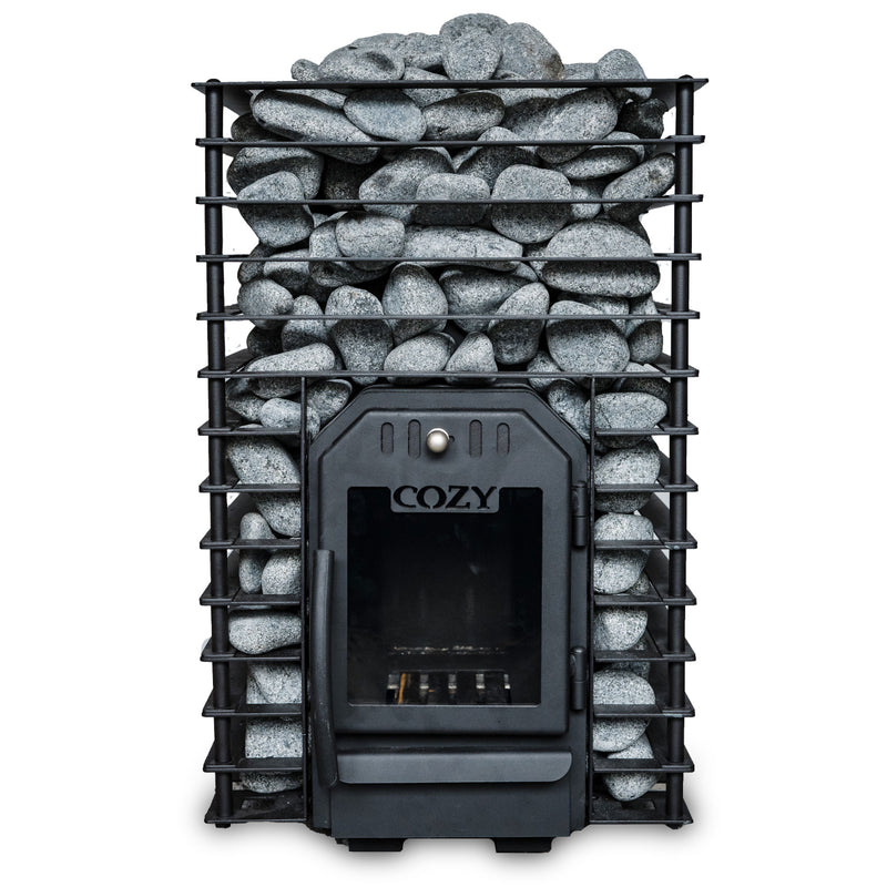 Cozy Heat Quattro Thru-Wall Sauna Stove
