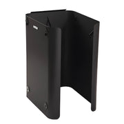 Black sauna protective sheath on a white background