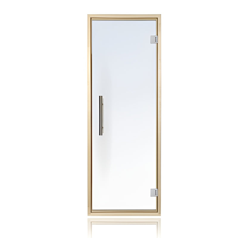 PROSAUNAS Clear Glass Sauna Door, Aspen, 24x73