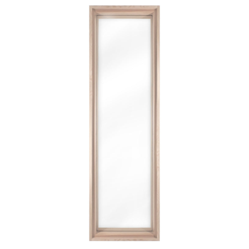 PROSAUNAS Extra-Large Framed Dual Pane Clear Glass Sauna Window, Hemlock, 17-5/8" x 61-5/8"