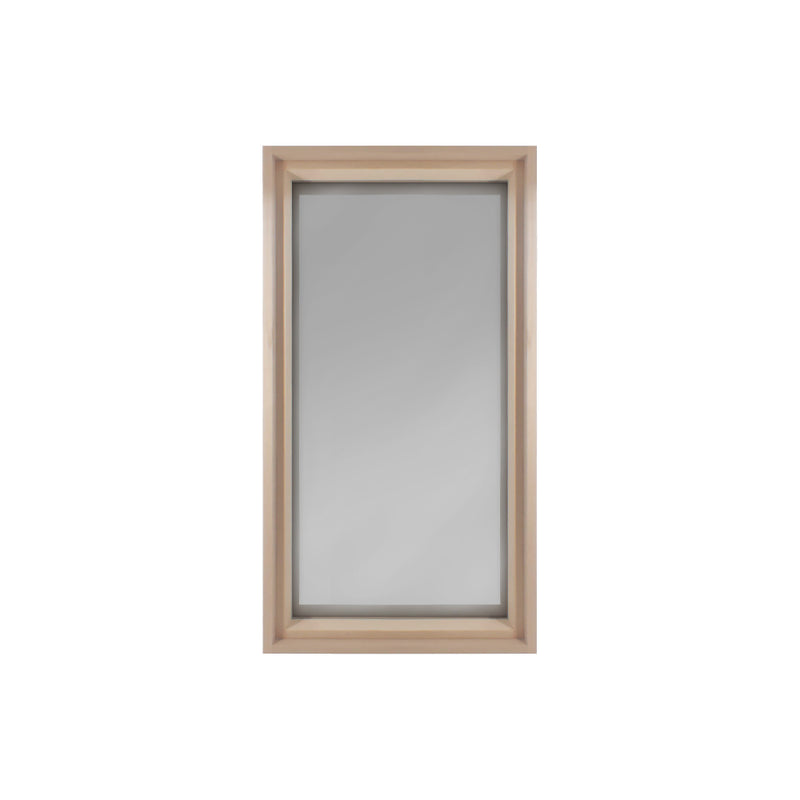PROSAUNAS Standard Framed Dual Pane Glass Sauna Window, Hemlock, 17-5/8" x 31"